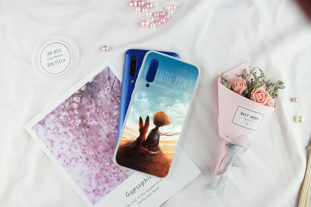 Чехол MLLSE с изображением Маленького принца розы лисы для Xiaomi MI 9 8 A2 Lite SE A1 pocophone 6 6X 5X