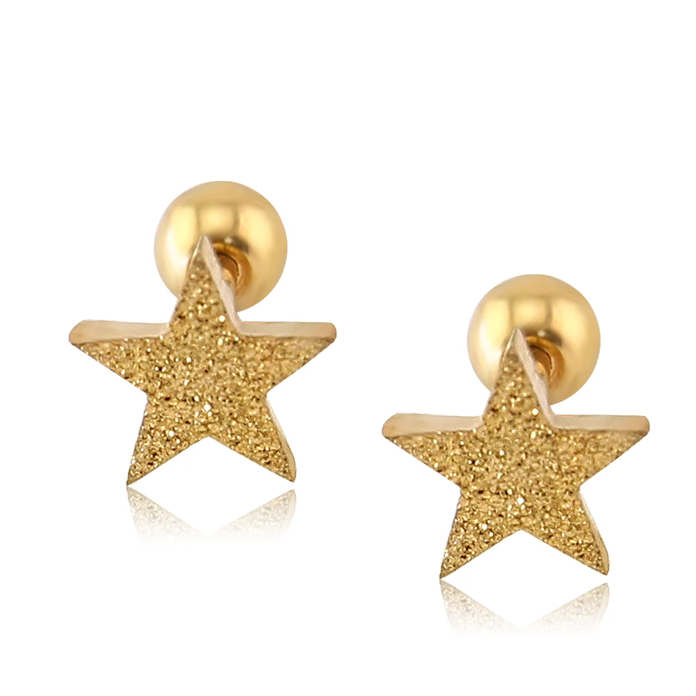Серьги гвоздики в форме звезды 2 шт. Italina новинка модные новейший дизайн серьги