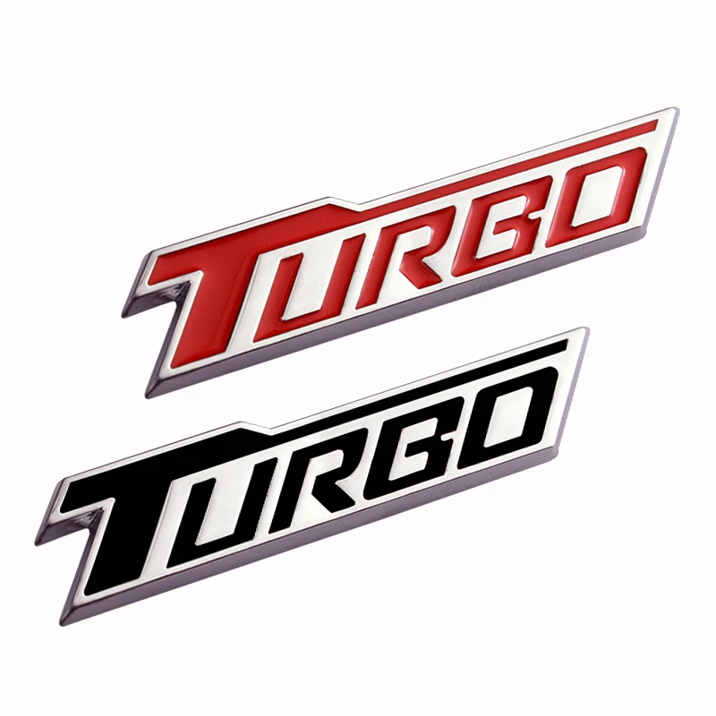 10X Turbo Металл 3D стерео автомобиля наклейки стикер изменение автомобилей Хвост