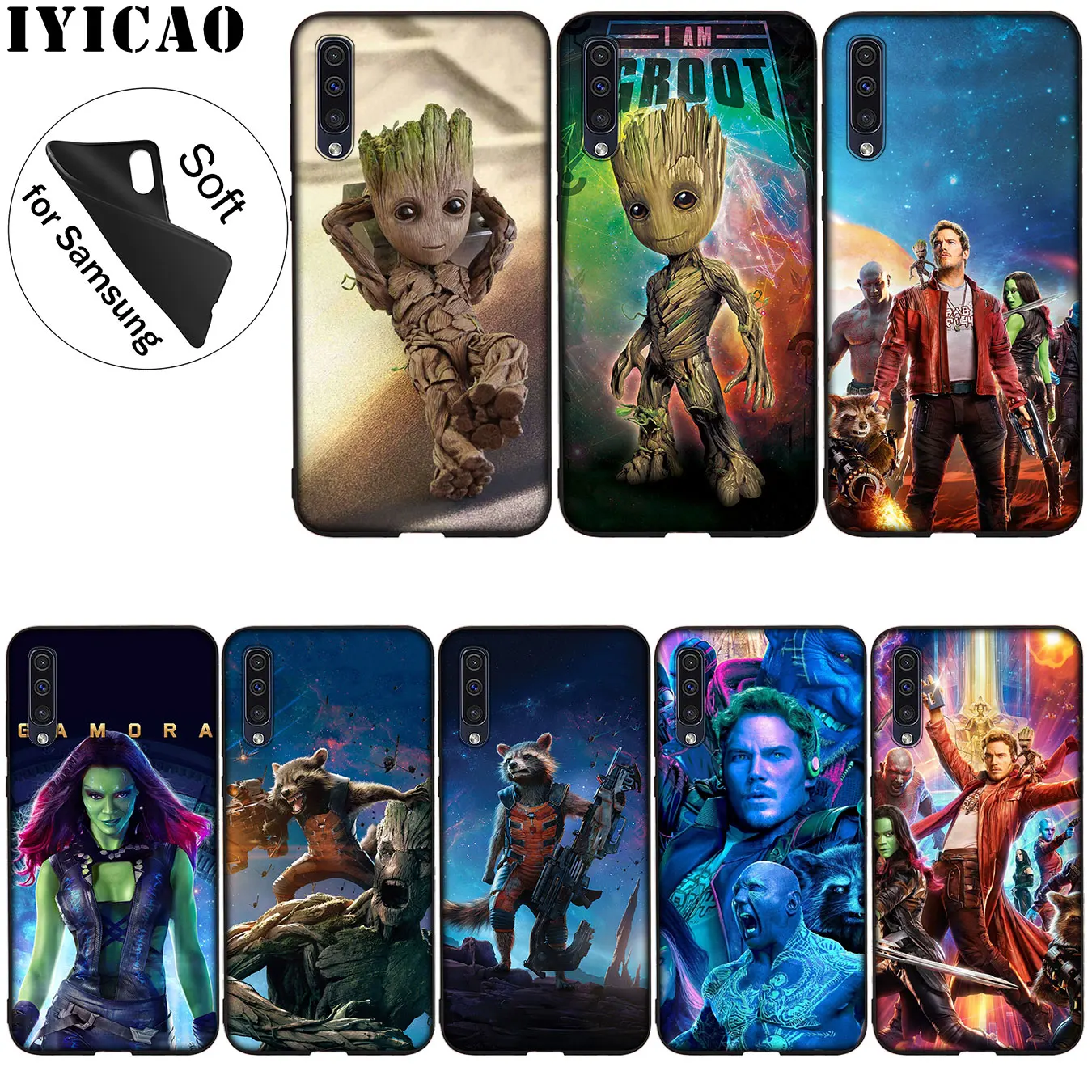 Стражи для Galaxy Дизайн Мягкий чехол высокого качества Samsung A70 A60 A50 A40 A30 A20 A10 A50S A40S A30S