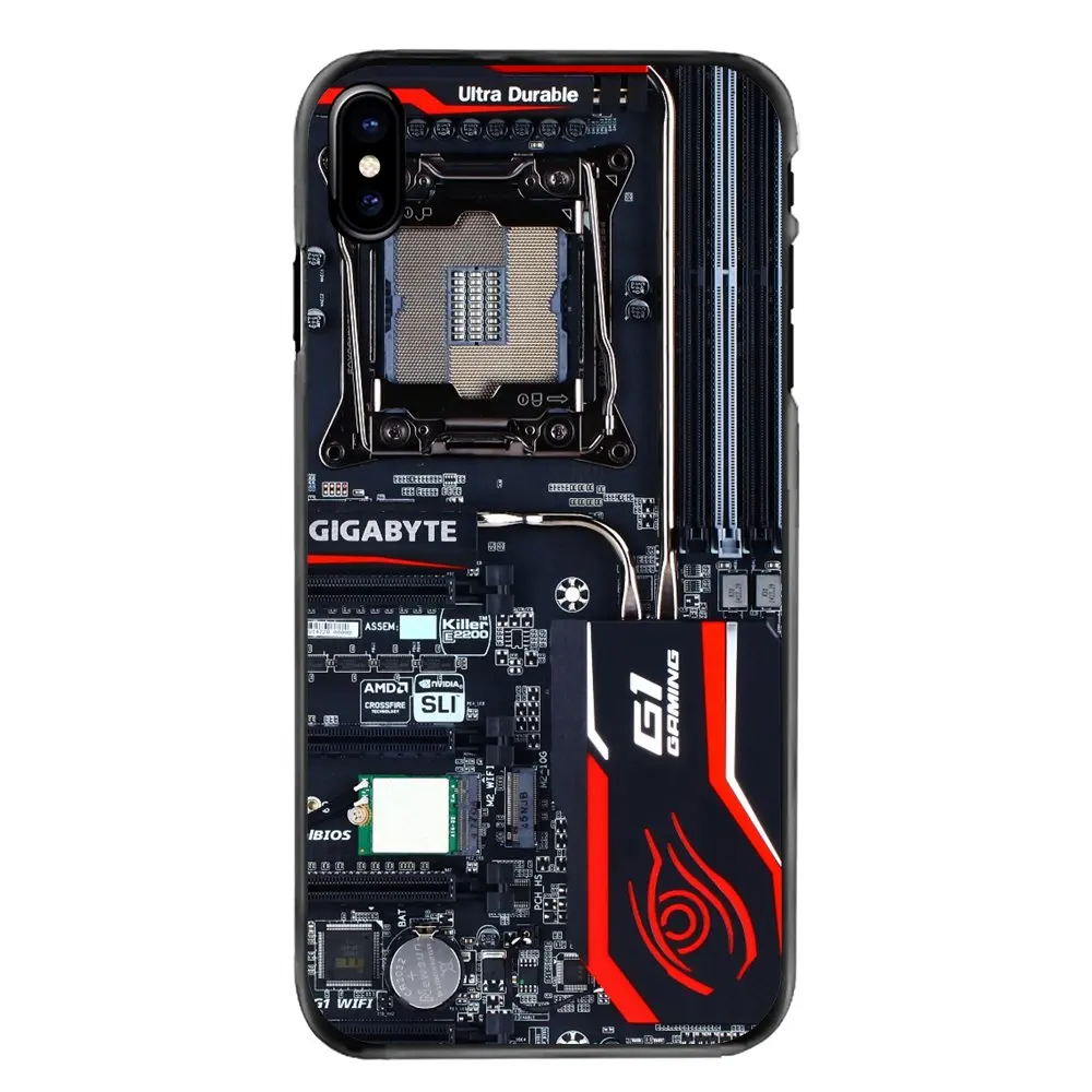 Computer Motherboard Circuit board Colorful For Huawei P7 P8 P9 P10 Lite Plus 2017 2016 Honor 5C 6 4X 5X Mate 8 7 9 Phone Covers |