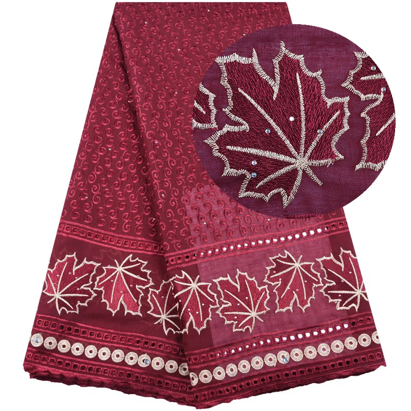 New Style Beautiful Fan Blade African Lace Fabric 2019 Swiss Voile Cotton With Stones In Switzerland 1562 | Дом и сад