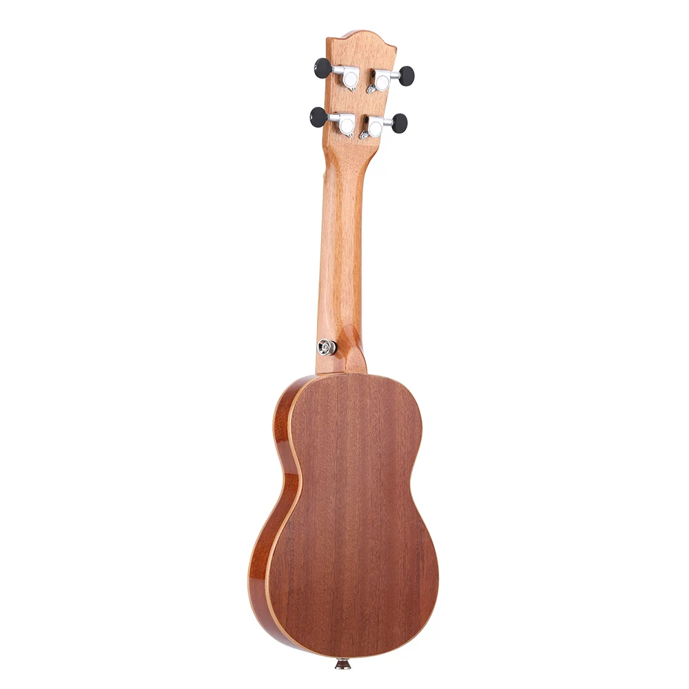 21 "Ukelele сопрано укулеле ель 42 мм тонкий дизайн красного дерева гриф глянцевая