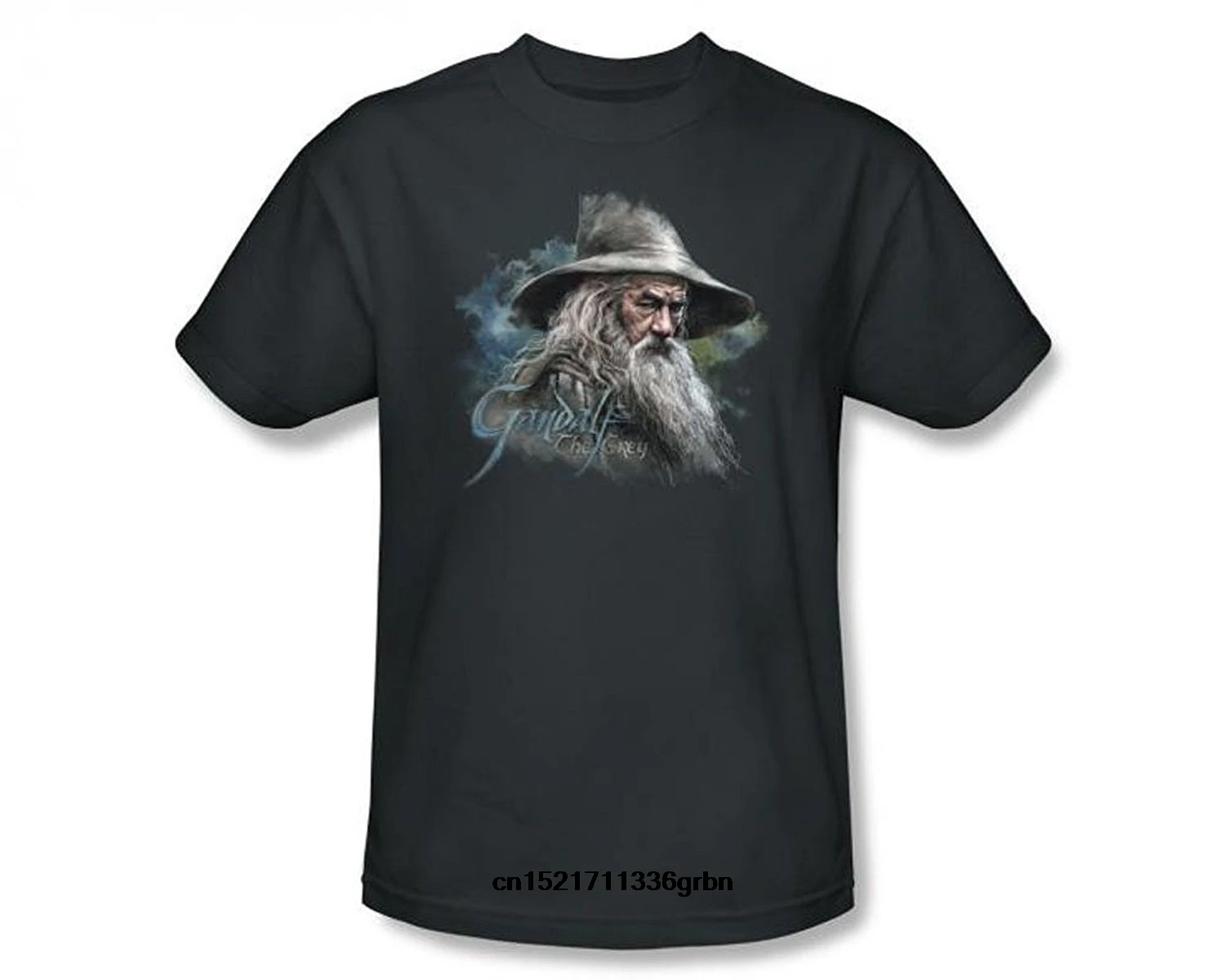 Мужская футболка Хоббит Властелин колец Gandalf серый фильм s взрослый забавная