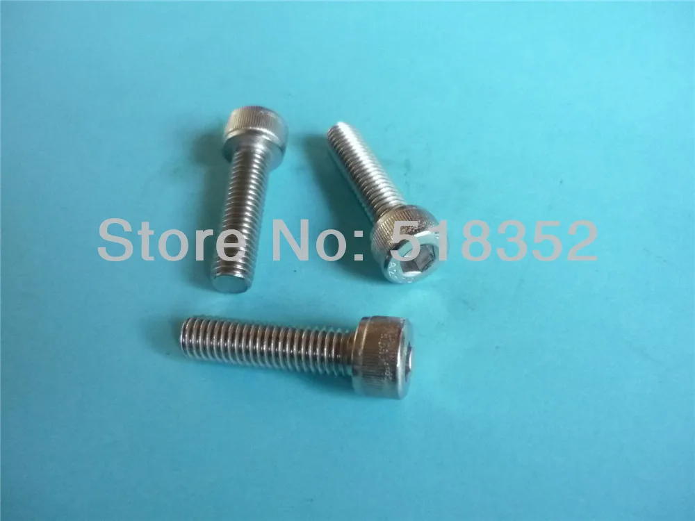 Винт M8 x 30/ 35/ 40 мм ДВОЙНОЙ SHENG 304 из нержавеющей стали с внутренней шестигранной
