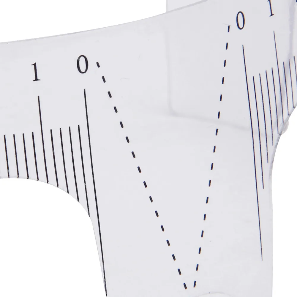 

Microblading Reusable Makeup Brow Measure Eyebrow Guide Ruler Permanent Tools