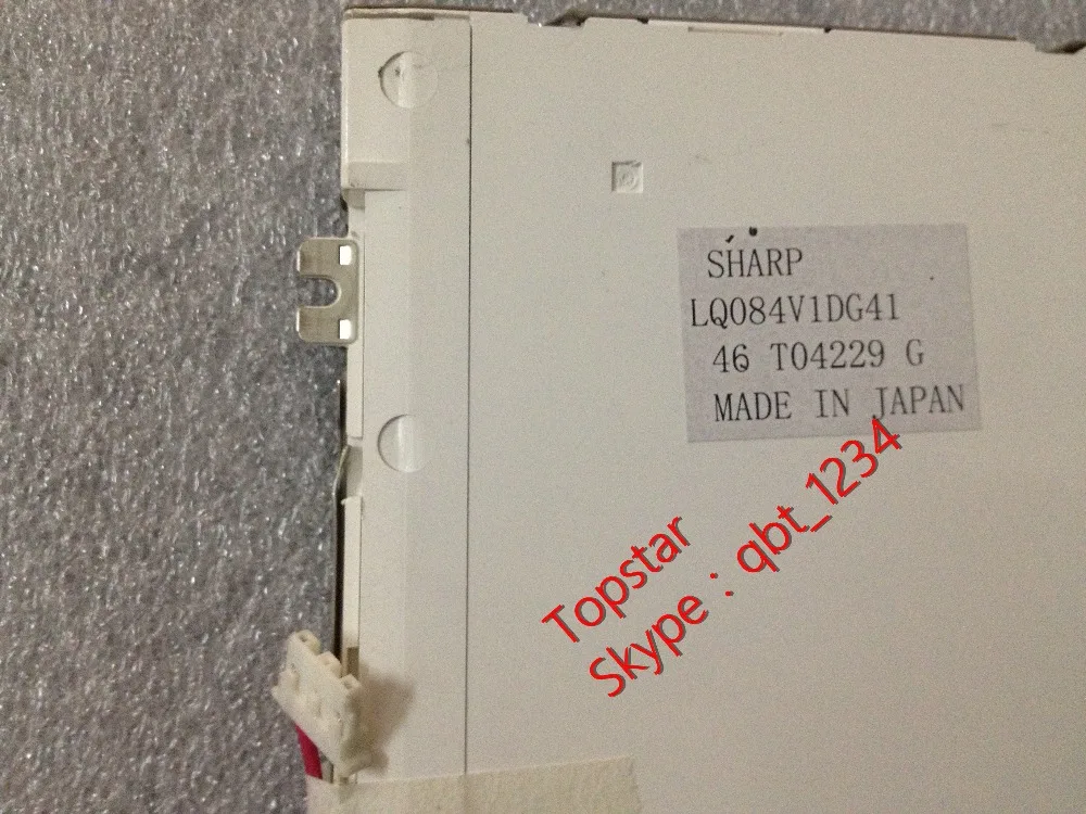 8 4 дюймовая TFT ЖК панель LQ084V1DG41 640 RGB * 480 VGA Параллельный дисплей CCFL экран 1 канал 6