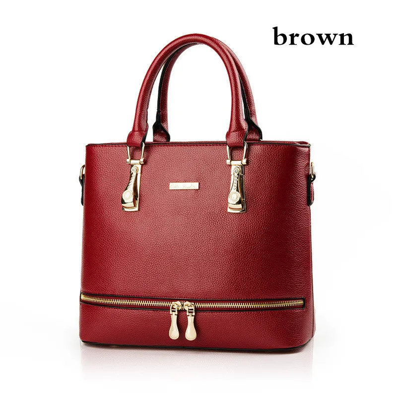 Новый Женщины Сумка женская Мода Кожа Сумки Дизайнер Бренда Леди Плечо Мешок