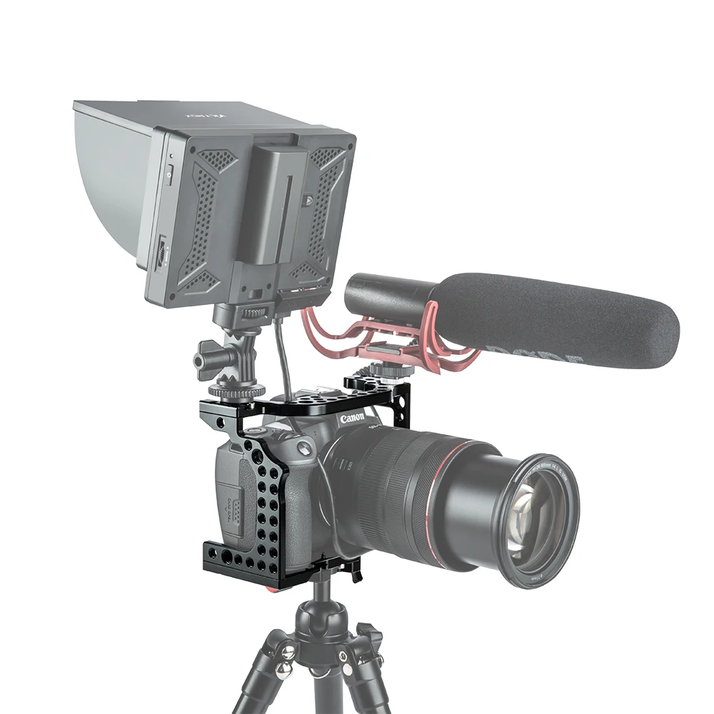 Алюминиевый сплав камера клетка видео фильм Rig Стабилизатор для Canon EOS R полный