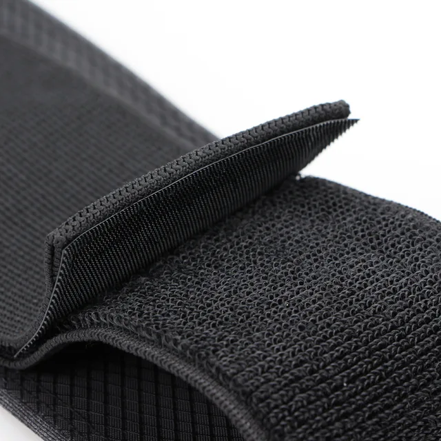 QUESHARK Pro Reflective Elastic Waistband Sport Bag Double Zipper Pocket Running Gym Yoga Waist Belt Pack Phone Wasit Wallet Bag 5