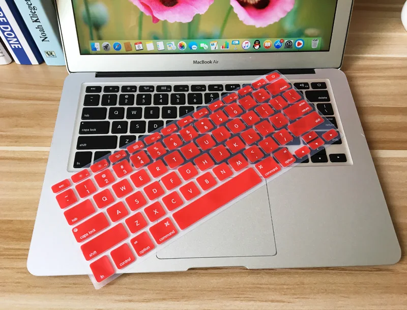 США ЕС английская силиконовая клавиатура протектор клавиатуры Чехлы для Macbook