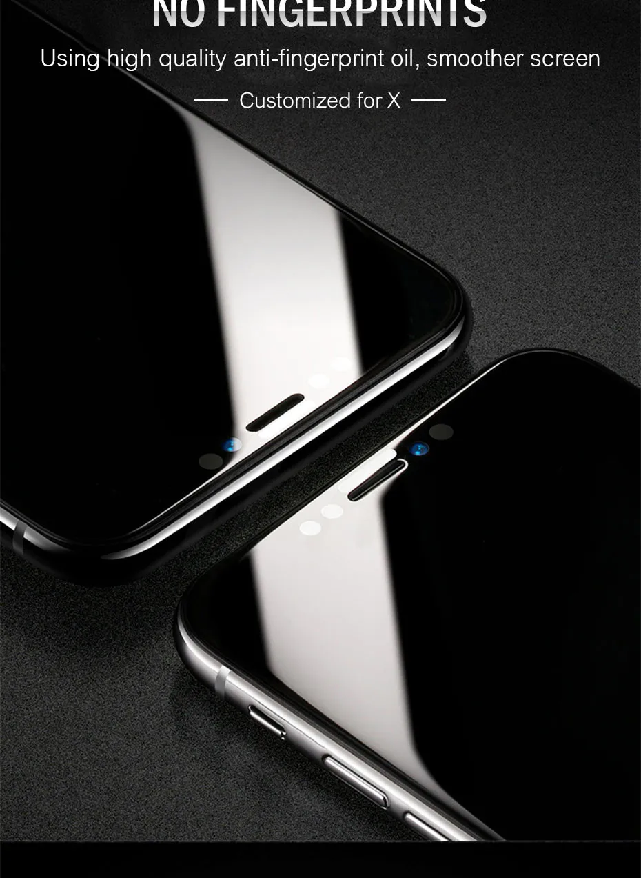 H& A Защитное стекло для iPhone X XS Max XR закаленное защитное стекло для экрана 0,25 мм 6D изогнутое стекло XR XS Max пленка