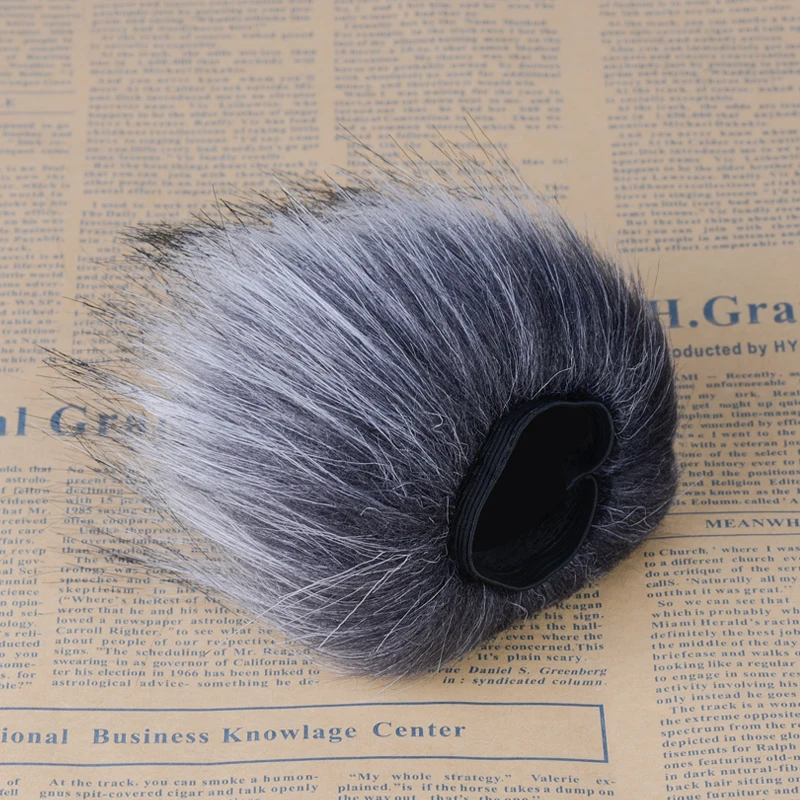 Professional Outdoor Dusty MIC Furry Cover Windscreen Windshield Muff For Sony PCM-M10 PCM M10 M10 Voice Recording Pen