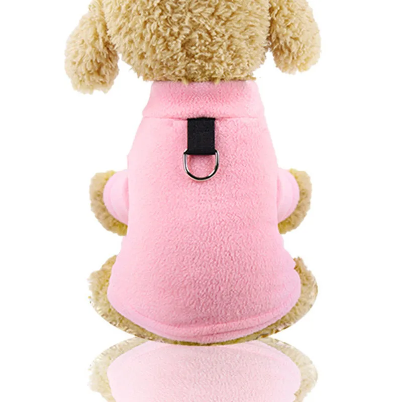 Комфортные флисовые осень зима холодную погоду толстовки для собак одежда кошек