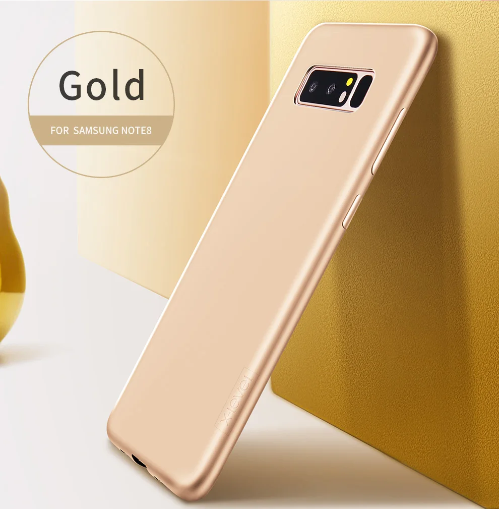 X-Level Guardian Ультратонкий Мягкий матовый чехол из ТПУ для Samsung Galaxy Note 8 Скраб задняя