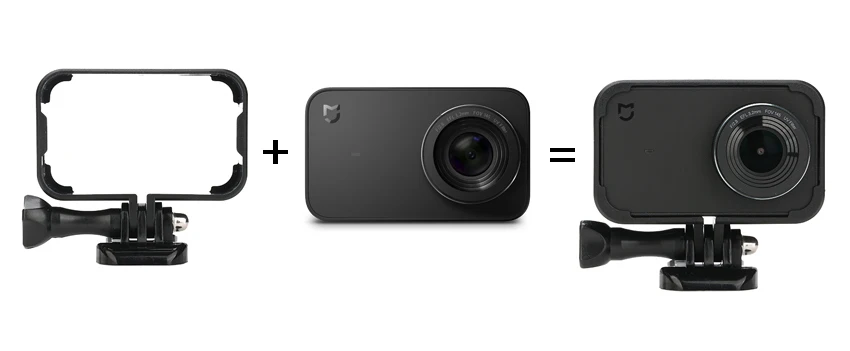 Международная версия Xiaomi mi jia Экшн-камера 4 K/30FPS Ambarella A12S75 WiFi Подводная Водонепроницаемая спортивная видеокамера