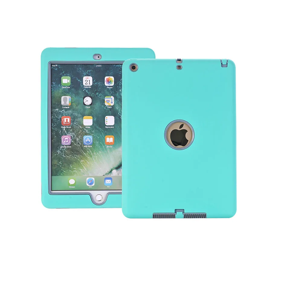 Pad2018 Mint Gray Чехол для iPad 9,7 Противоударная защита от царапин Slim Fit планшетный чехол Крышка для iPad 9,7 A1822 A1823 A1893 A1954 - Цвет: Pad2018 Mint Gray
