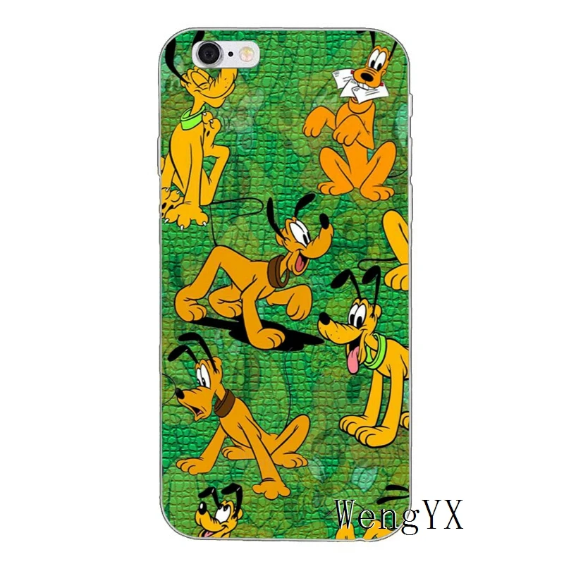 Goofy Dog Pluto для iPhone X XR XS Max 8 7 plus 6s 6 plus SE 5S 5c 5 4S 4 iPod Touch чехол мягкий чехол для телефона - Цвет: Goofy-Dog-Pluto-A-12