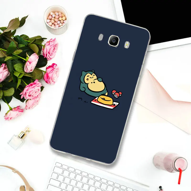 Для samsung S2 S3 S4 S5 Mini S6 S7 Edge S8 S9 S10 Plus Lite Note 5 8 9 тонкий мягкий ТПУ чехол для телефона Snorlax Pokemons - Цвет: Picture 11