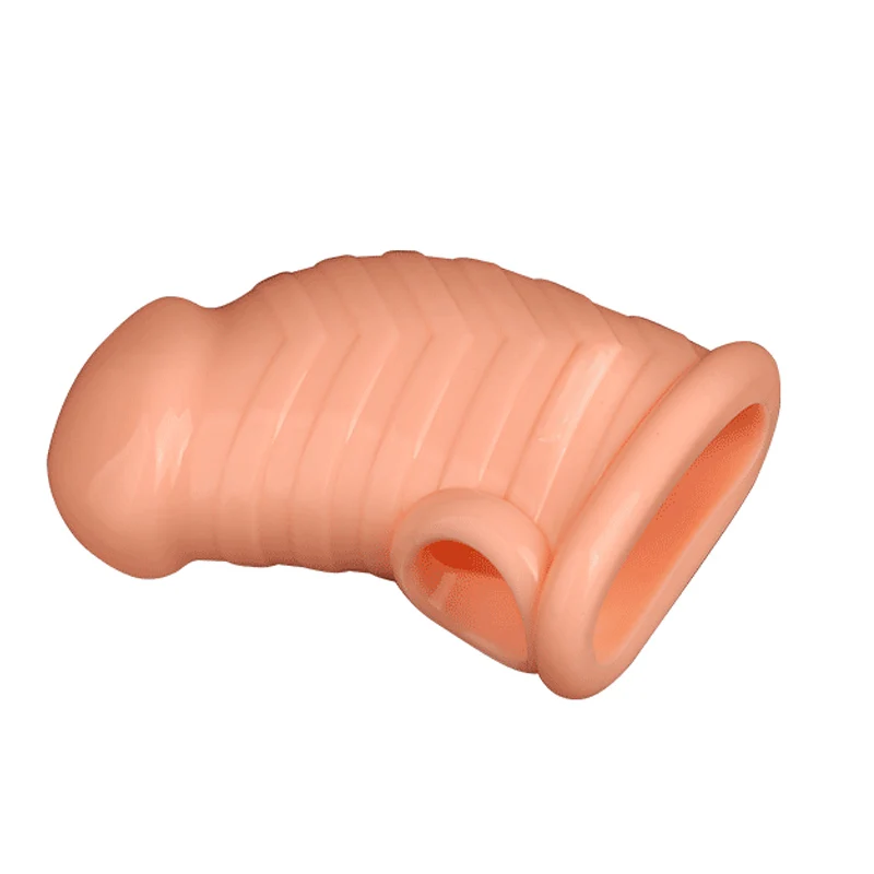 Силиконовая клетка целомудрия мошонка шарик связывание пениса кольцо на член