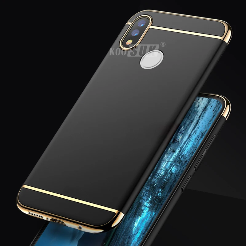 Чехол для huawei Y9 2019 тонкий 3 в 1 жесткий защитный чехол задней панели телефона
