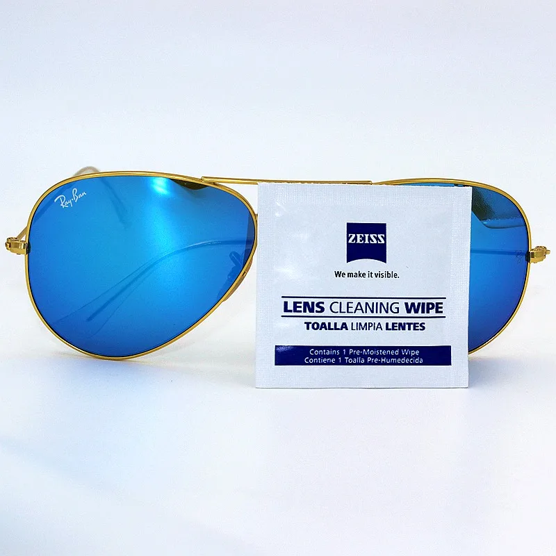 Zeiss Pre-moistened Lens Wipes Cleaning for Eyeglass Lenses Sunglasses Camera Lenses Cell Phone Laptop Lens Clothes 100ct Pack
