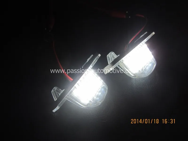 1 пара светодиодные Ксеноновые лампы для номерного знака Honda Jazz|license plate light|xenon