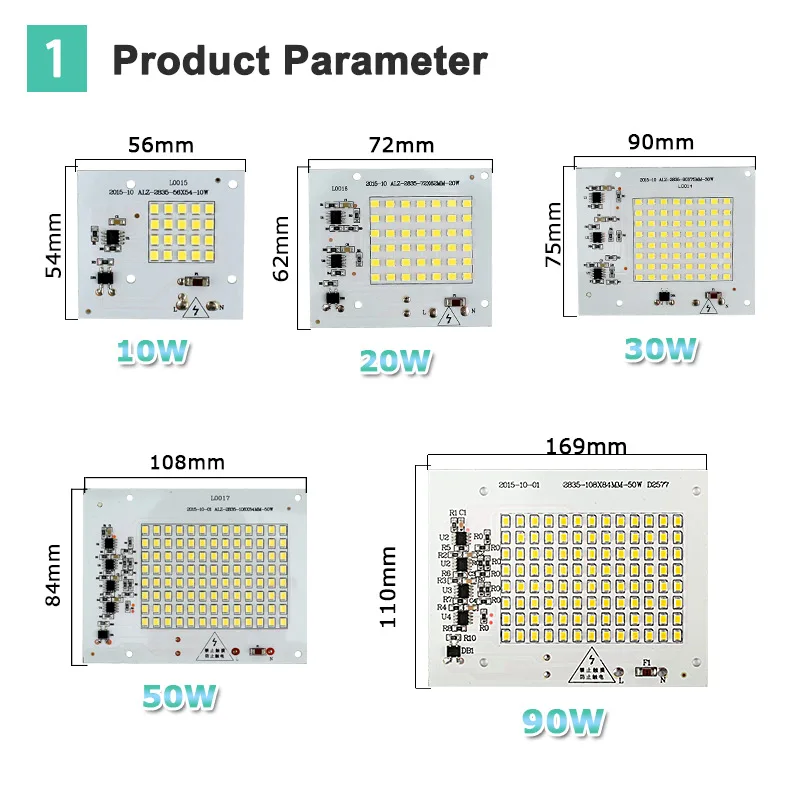 Чипы Светодиодные Smart IC SMD 10/20/30/50/90 Вт 220 В 230 В|led chip|smd led chipsmart ic |