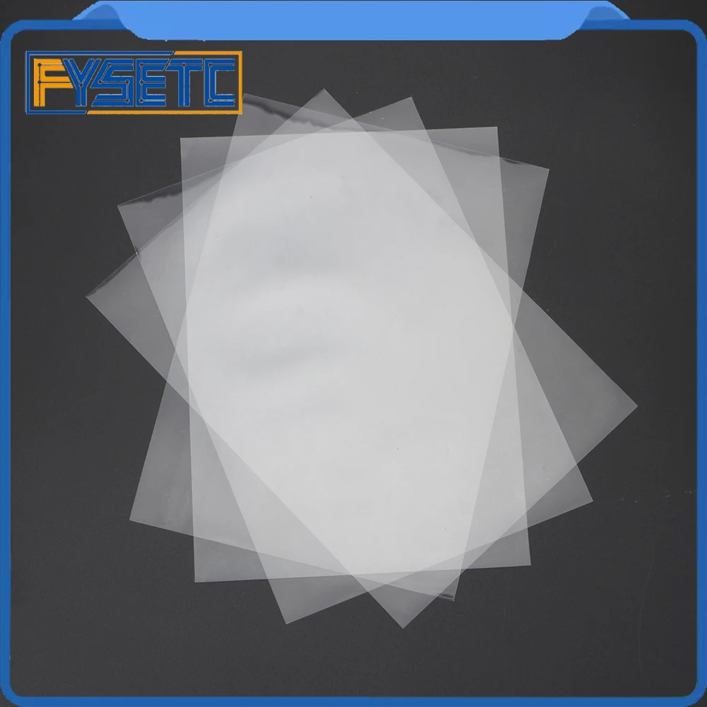 4 листа пленка FEP 140x200x0 1 мм DLP LCD SLA полимерный принтер для дубликатора Wanhao D7 Proniks KLD