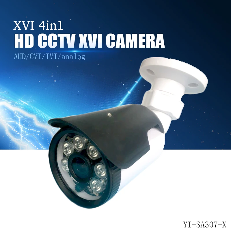 YiiSPO AHDcamer a 720P 1080P bullet наружная Водонепроницаемая широкоугольная 3 6 мм HD камера