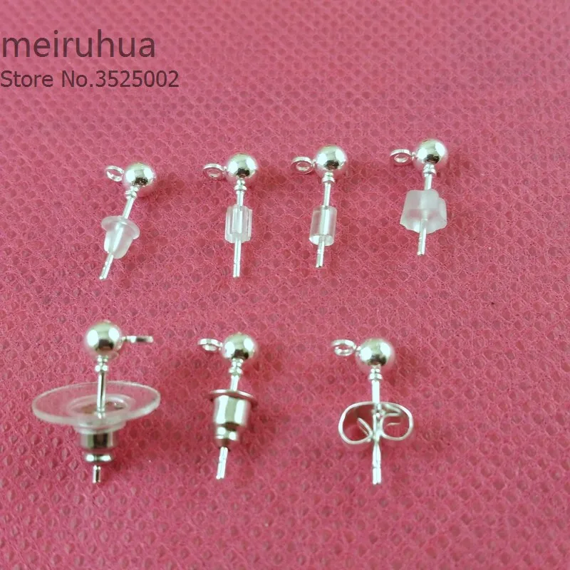 100 шт. заглушки для сережек гвоздиков из нержавеющей стали|jewelry making accessories|making