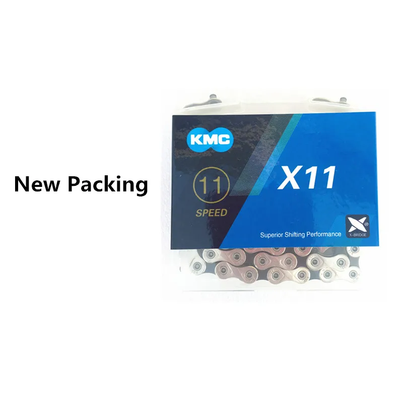 1 или 2 упаковки KMC X11 11 скоростная велосипедная цепь никель подходит Shimano SRAM Campagnolo