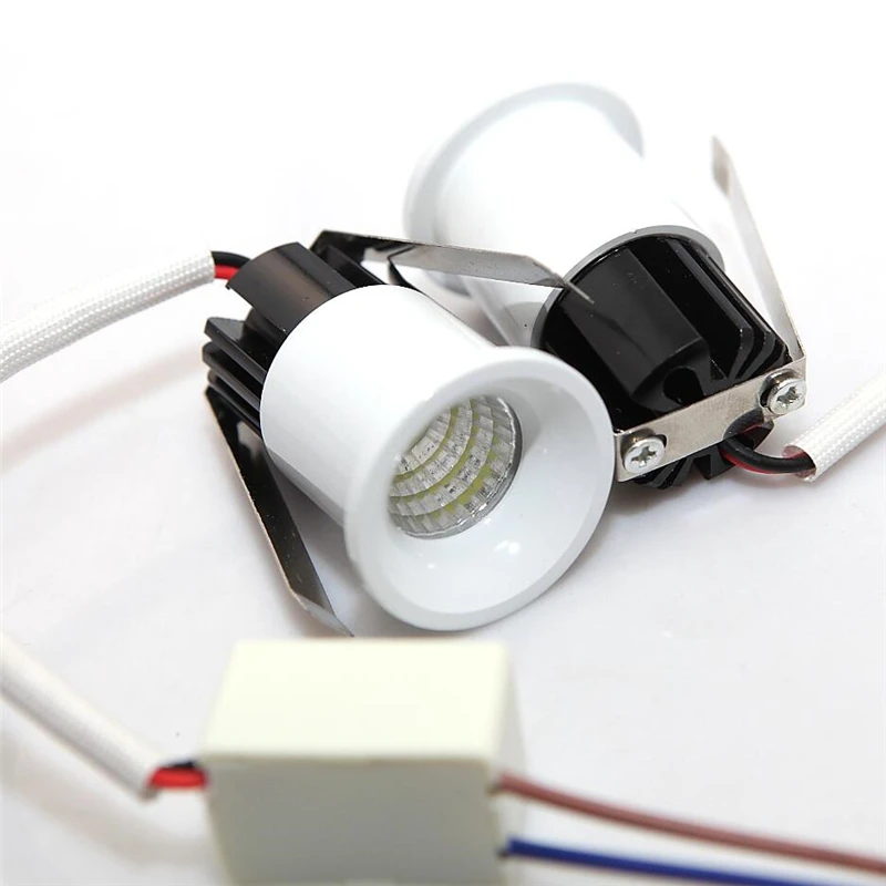 10 шт. миниатюрный Потолочный Мини светильник 5 Вт 110 В 220 В|light down|cob ledspot dimmable |