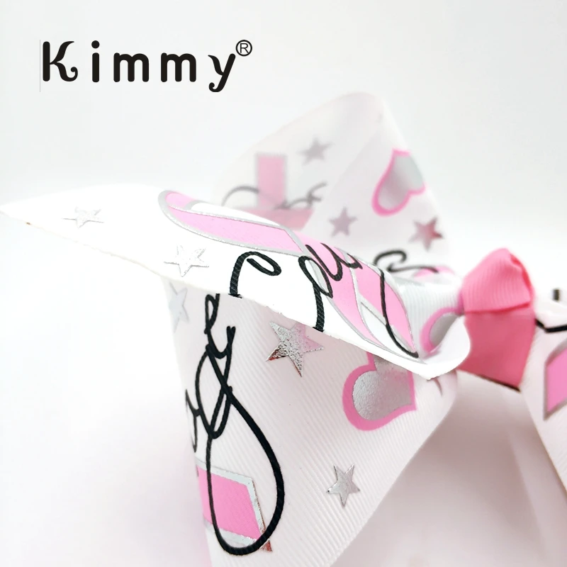 Бант для волос от рака груди креативная розовая лента|hair bows|fabric flower hair bowsflower bow |