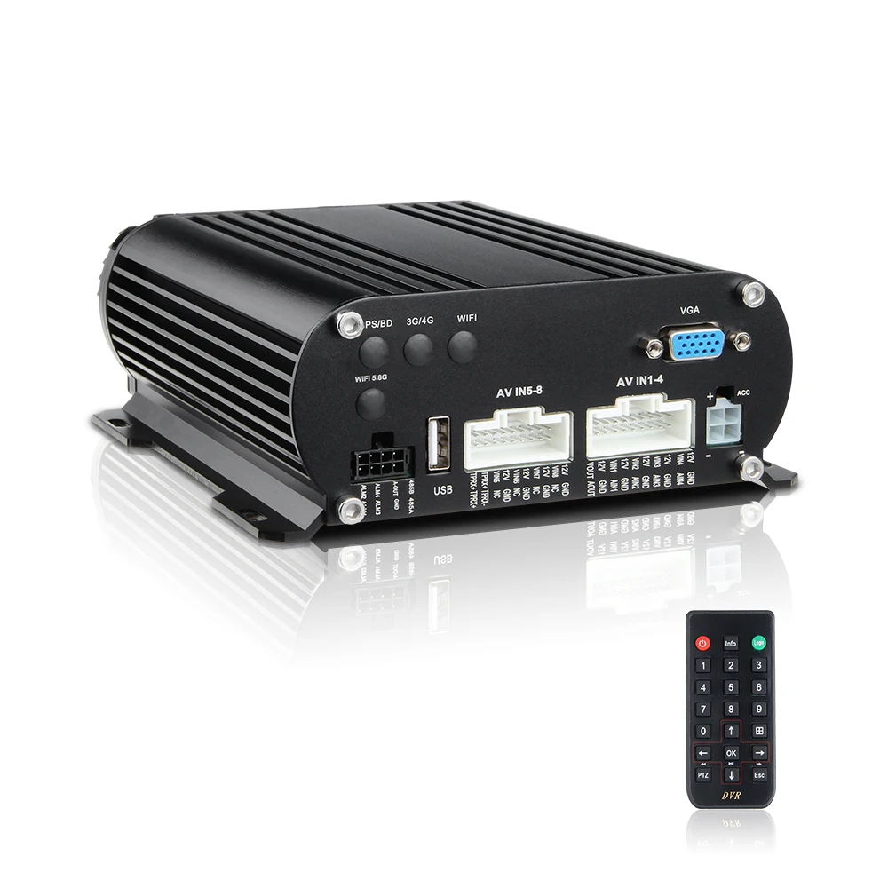 8CH MDVR Truck Hard Disk DVR Security System Factory Direct Selling 1080 Taxi Car Recorder for Tourist Bus Oil Tank Vans | Безопасность