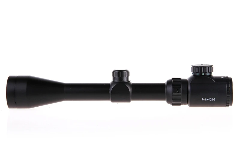 3 9x40 Тактический прицел с красным лазером двойной подсветкой Mil dot W/Rail Mount Pro