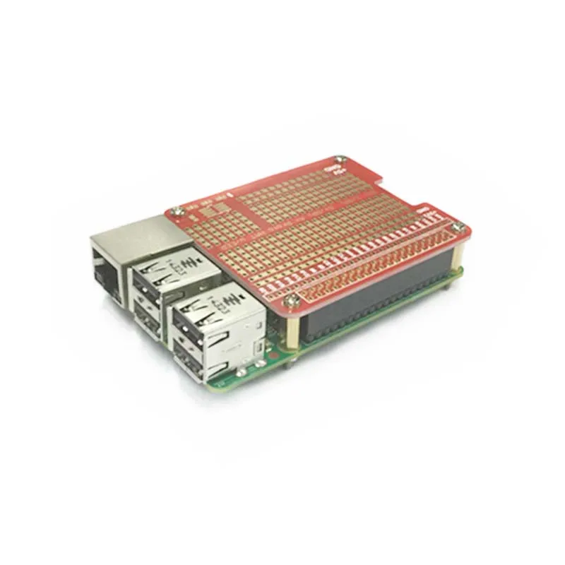 Удлинительная плата Proto HAT для Raspberry Pi 3 Plus красный RPI GPIO Arduino DIY|Аксессуары