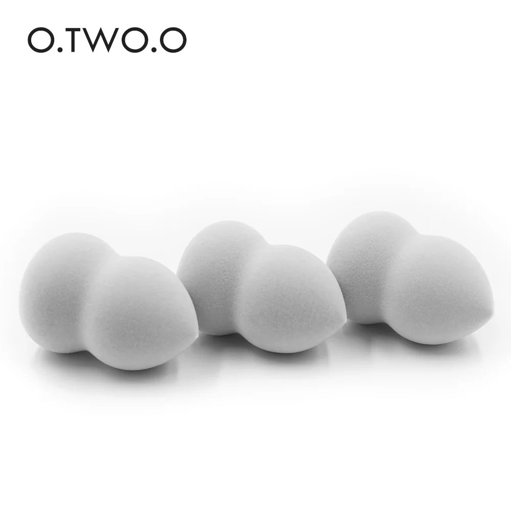 O.TWO.O, 1 шт., спонж для макияжа, косметический спонж, бархатный инструмент для макияжа, пудра, румяна, Тональная основа, крем, влажная сухая смесь, пуховка