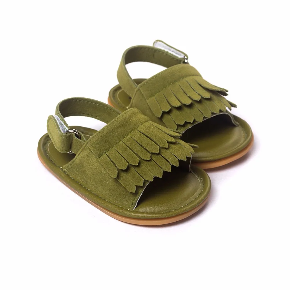 7 цветов сандалии для девочек Летние повседневные модные детские новорожденных