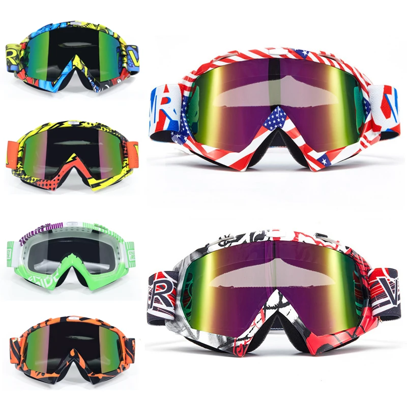 free shipping motocross helmet goggles gafas moto cross dirtbike motorcycle helmets glasses skiing skating eyewear | Автомобили и
