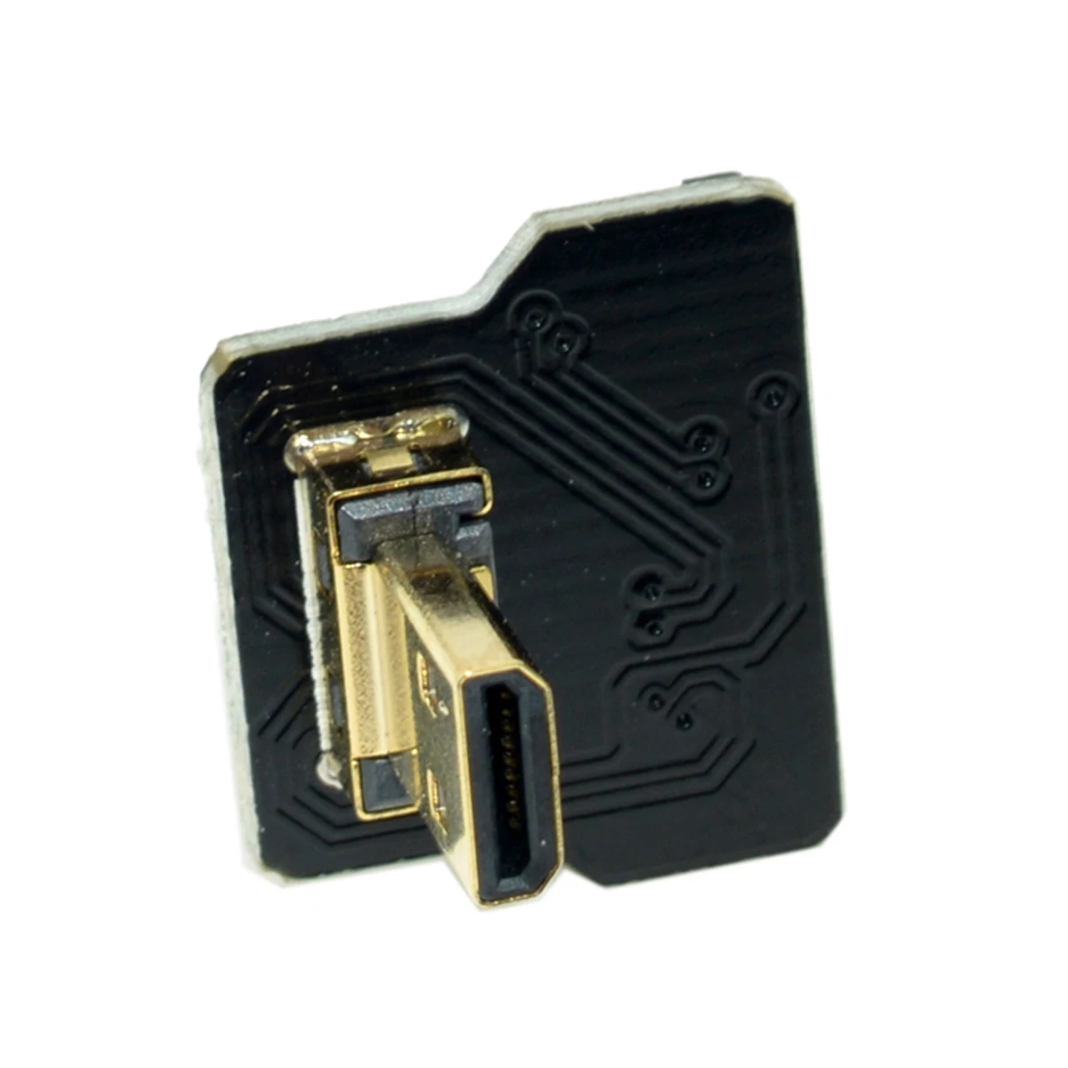 CY CYFPV Micro HDMI-совместимый тип D Папа 90 градусов вниз угловой разъем для FPV HDTV