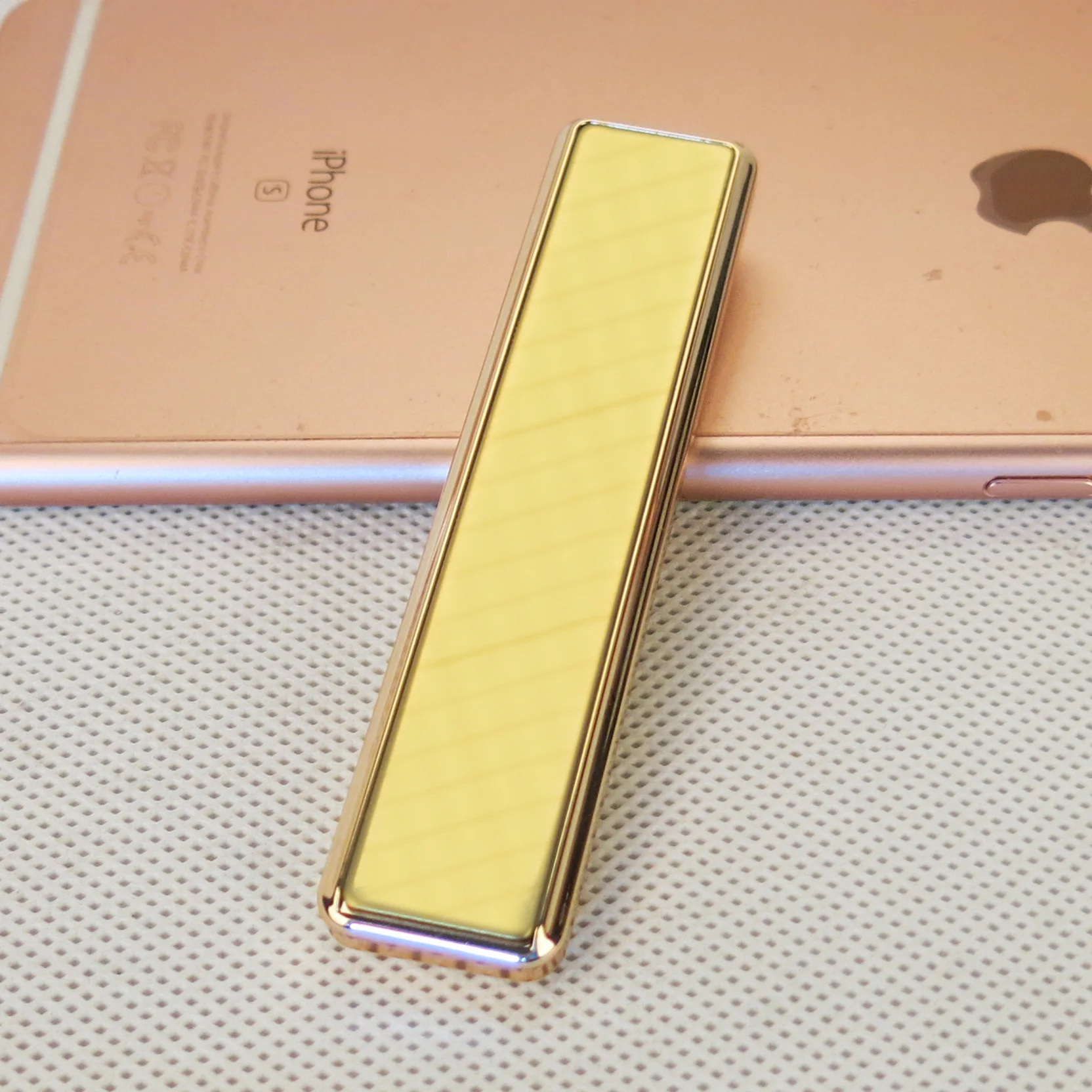 Usb зарядка Зажигалка Ветрозащитная ультратонкая металлический корпус