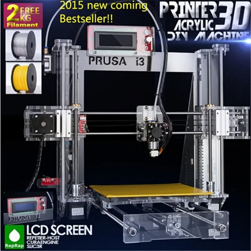 Много видов языка своими руками sunhokey prusa i3 3d принтер 2 rolls филамент + 8GSD карта|3d printer reprap|reprap i33d kit |