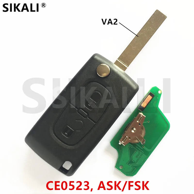 Пульт дистанционного управления SIKALI для автомобилей CITROEN C2 C3 C4 C5 Picasso Berlingo