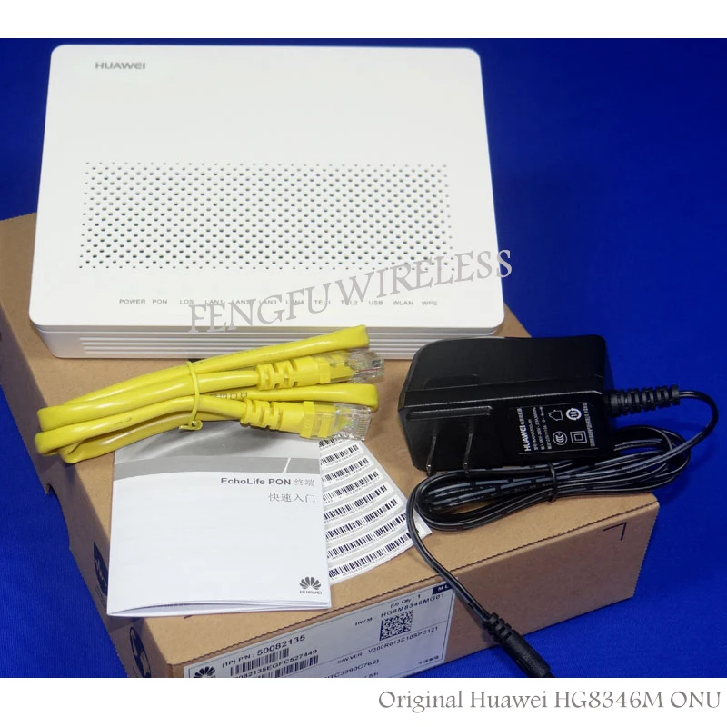 Беспроводной GPON терминал ONU SIP HG8346M 2POTS + 4FE USB Wi Fi H.248 и SIF маршрутизатор Echolife