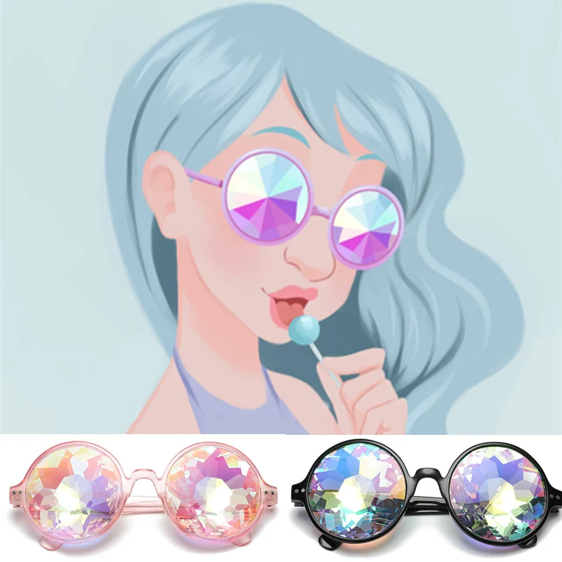 Солнцезащитные очки Kaleidoscope мужские круглые летние 2019|Женские солнцезащитные