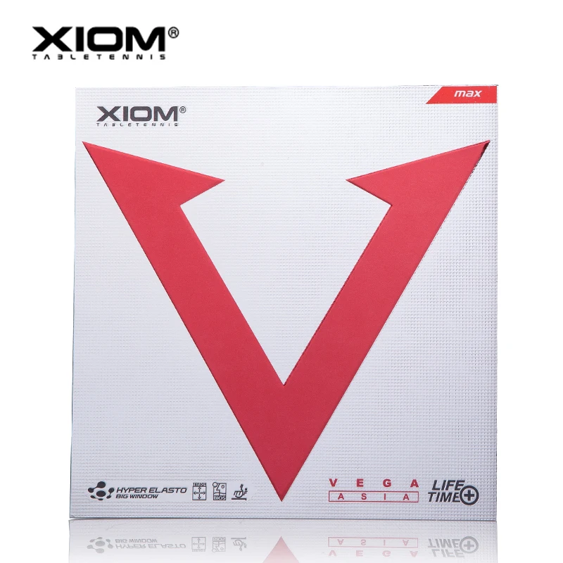 Резиновая губка XIOM RED VEGA ASIA SEPPD для настольного тенниса пинг понга|xiom vega|table tennis rubber