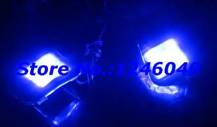 NICE BLUE 2 шт. светодиодный под боковое зеркало Puddle светильник лампы Добро пожаловать светильник для TOYOTA ALPHARD 20 серии Vellfire II Белый/Синий светодиодный - Испускаемый цвет: NICE BLUE