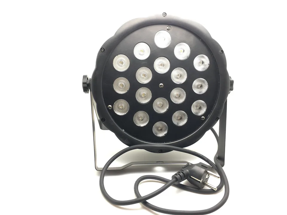 18X8W 4 шт./лот 18X12 Вт RGBW 4in1 16 бит затемнения светодиодный ночной Светильник банки этап светильник диско диджей светодиодный par DMX512 4/8CH - Цвет: 18X8W