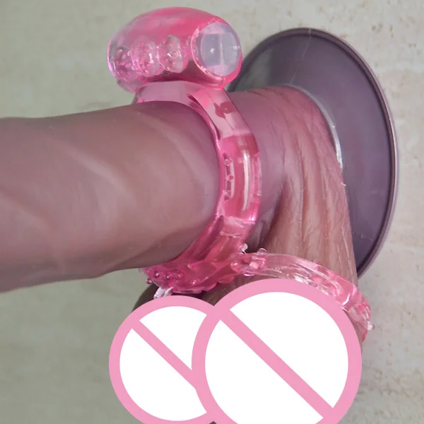 Вибратор кольцо для пениса одноразовый секс-игрушки мужчин вибрирующий двойной